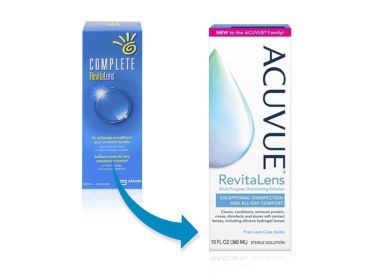 Complete/Acuvue Revitalens 360ml - Produit pour lentilles